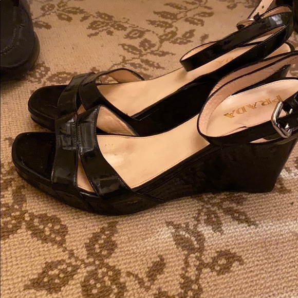 Prada leather wedges - Picture 2 of 6